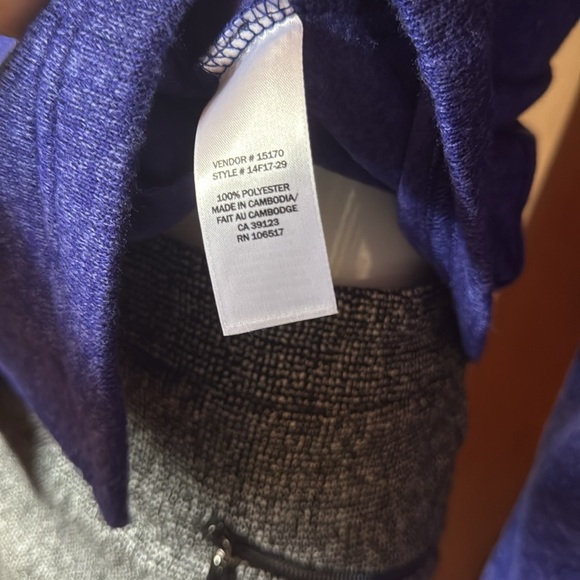 NWT northern reflections size small Women's Purple Button-Up Jacket - Picture 5 of 6